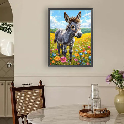 Donkey - Full Round Drill Diamond Painting 30*40CM
