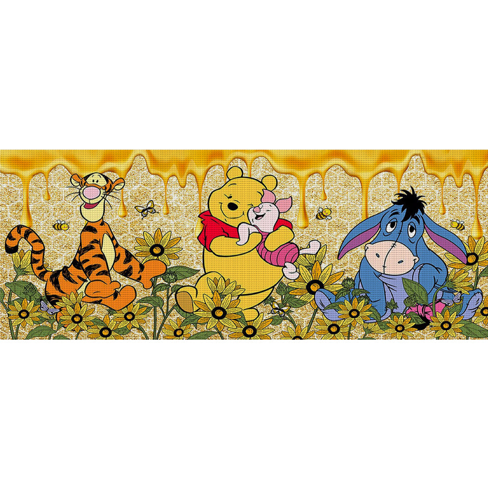 Winnie The Pooh Tigger - 11CT Stamped Cross Stitch 80*35CM