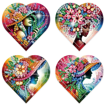 8 pcs Diamond Painting Bookmarks Diamond Art Book Corner Kit for Book Lovers