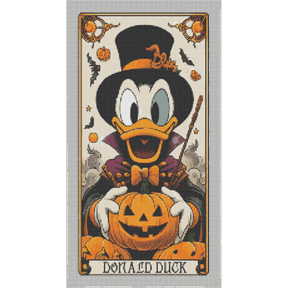 Halloween Donald Duck - Full Round Drill Diamond Painting 40*70CM