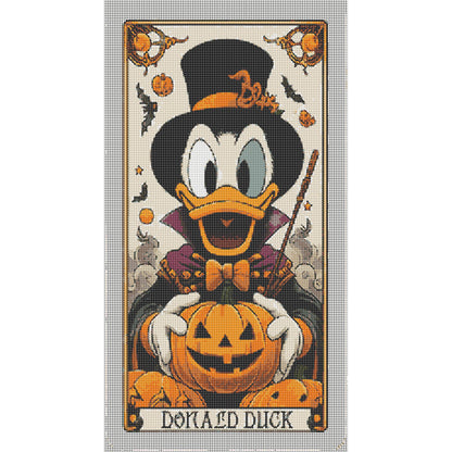 Halloween Donald Duck - Full Round Drill Diamond Painting 40*70CM