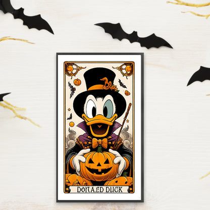 Halloween Donald Duck - Full Round Drill Diamond Painting 40*70CM
