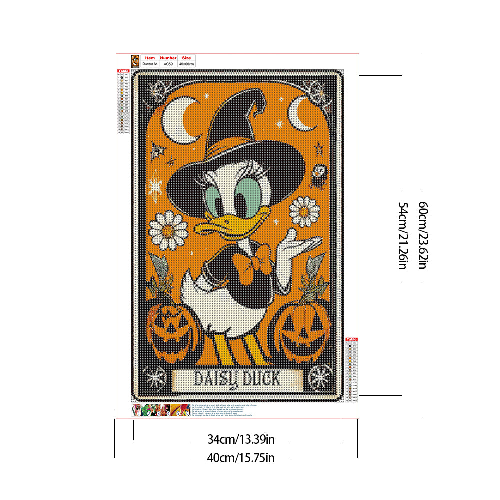 Halloween Donald Duck - Full Round Drill Diamond Painting 40*60CM