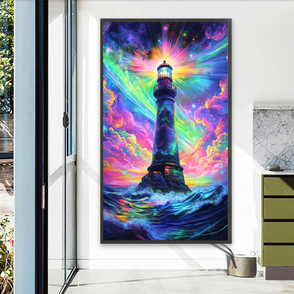 Lighthouse - Full Round Drill Diamond Painting 40*70CM