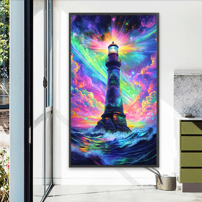 Lighthouse - Full Round Drill Diamond Painting 40*70CM