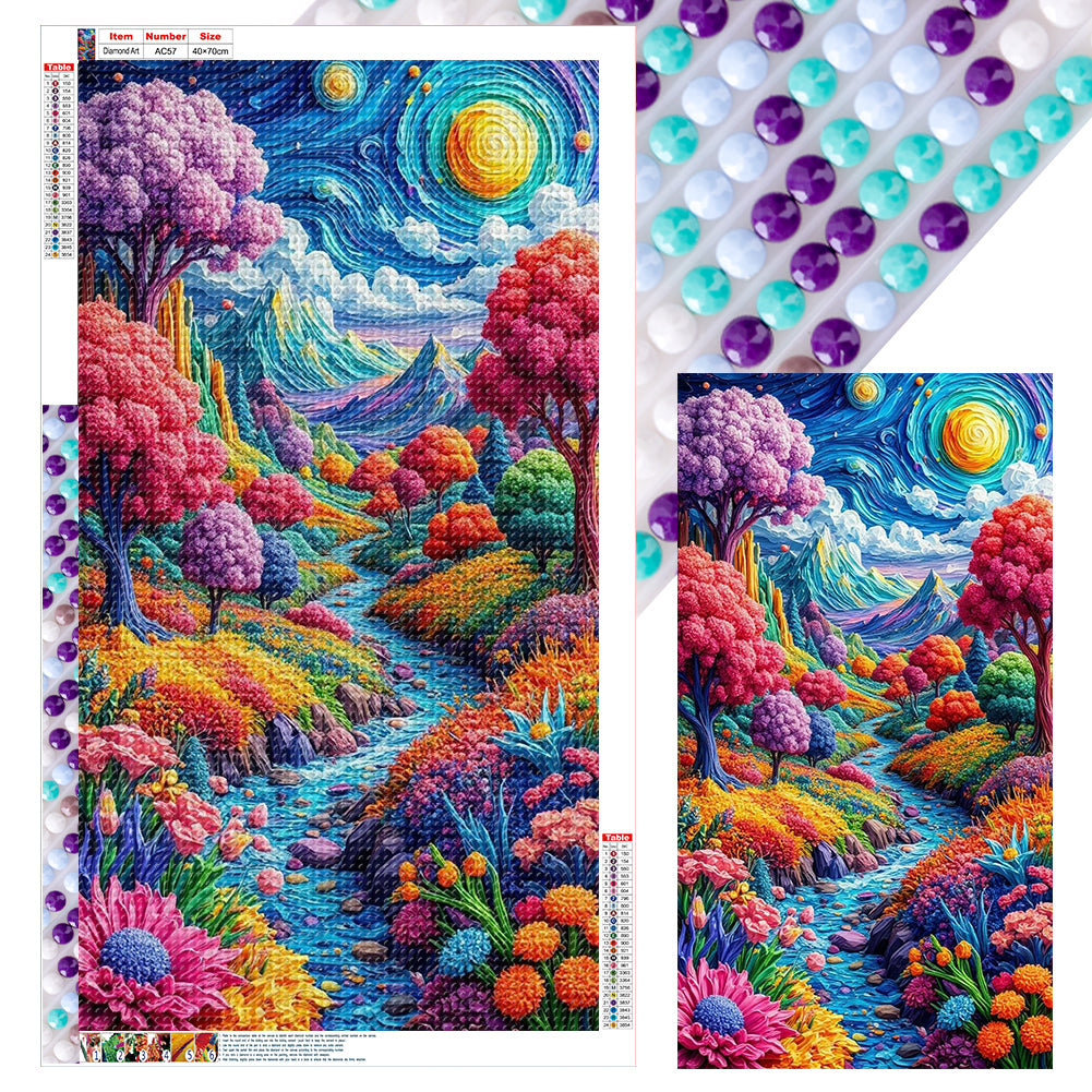 Scenery - Full Round Drill Diamond Painting 40*70CM