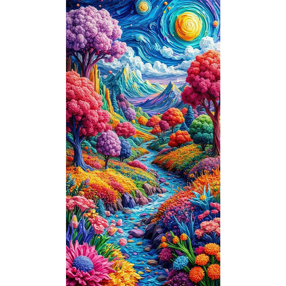 Scenery - Full Round Drill Diamond Painting 40*70CM