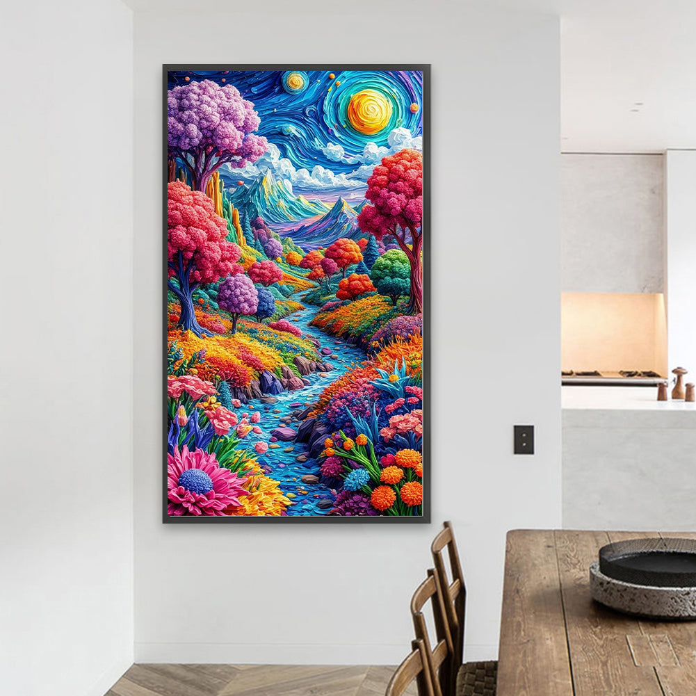 Scenery - Full Round Drill Diamond Painting 40*70CM