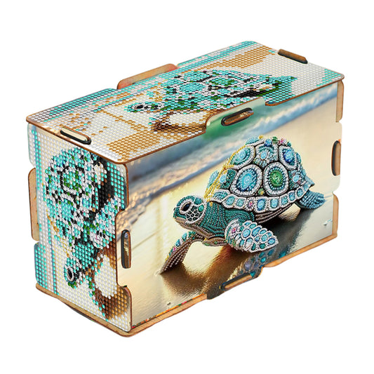 Diamond Painting Tissue Box Kits Decorative Rhinestone Craft Kit (Turtle)