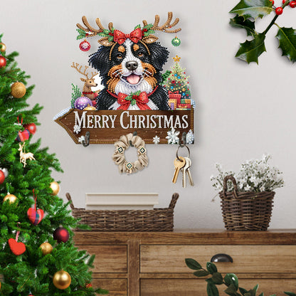 Welcome Home Xmas Wood DIY Diamond Art Hanging Hooks Diamond Painting Art Hooks