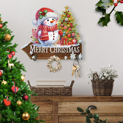 Welcome Home Xmas Wood DIY Diamond Art Hanging Hooks Diamond Painting Art Hooks