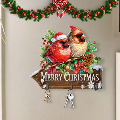 Welcome Home Xmas Wood DIY Diamond Art Hanging Hooks Diamond Painting Art Hooks
