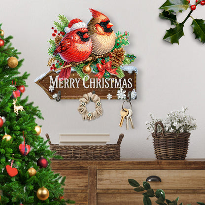 Welcome Home Xmas Wood DIY Diamond Art Hanging Hooks Diamond Painting Art Hooks
