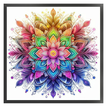 Mandala - 18CT Stamped Cross Stitch 25*25CM