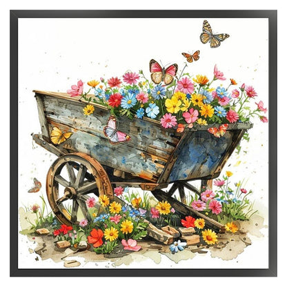 Float - 18CT Stamped Cross Stitch 25*25CM