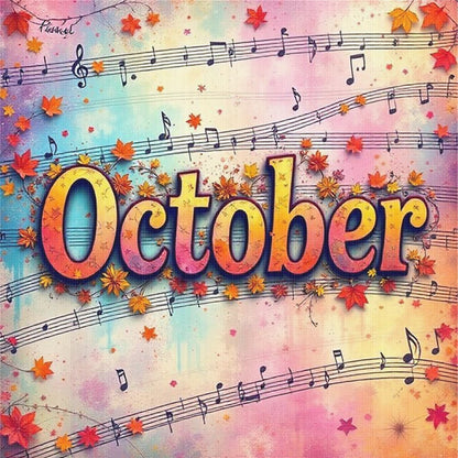October - 18CT Stamped Cross Stitch 25*25CM