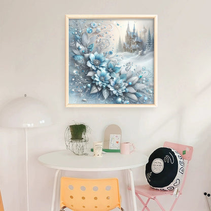 Winter Scenery - 11CT Stamped Cross Stitch 40*40CM