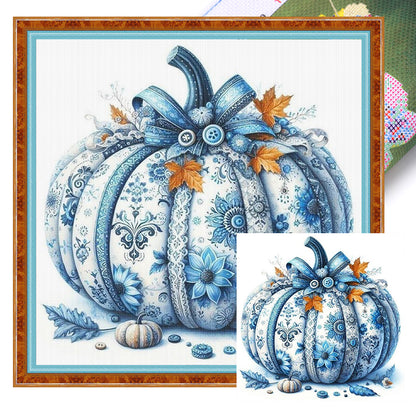 Halloween Pumpkins - 11CT Stamped Cross Stitch 45*45CM