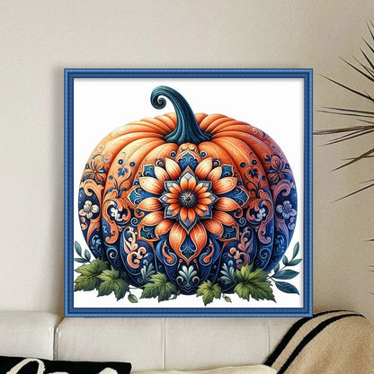 Halloween Pumpkins - 11CT Stamped Cross Stitch 45*45CM
