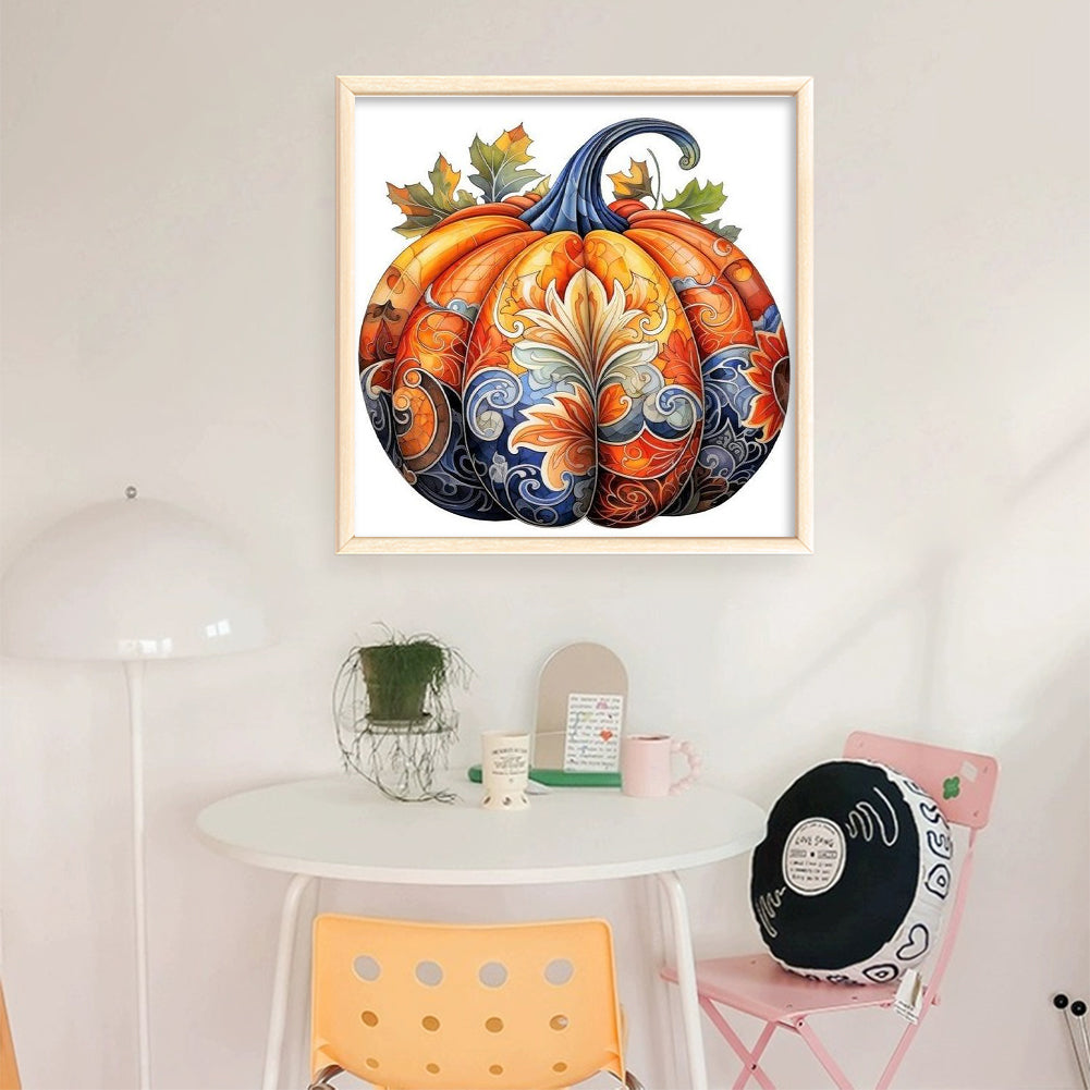 Halloween Pumpkins - 11CT Stamped Cross Stitch 45*45CM