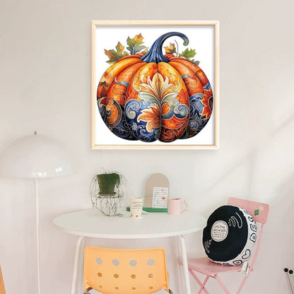 Halloween Pumpkins - 11CT Stamped Cross Stitch 45*45CM