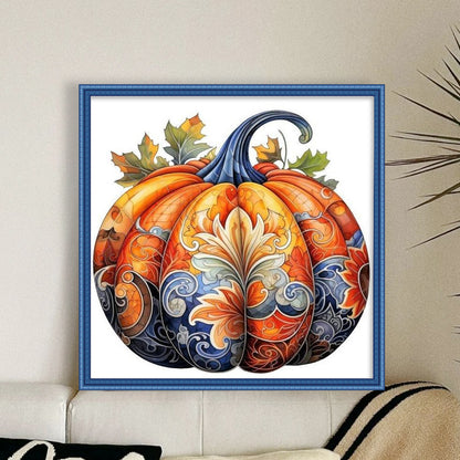 Halloween Pumpkins - 11CT Stamped Cross Stitch 45*45CM