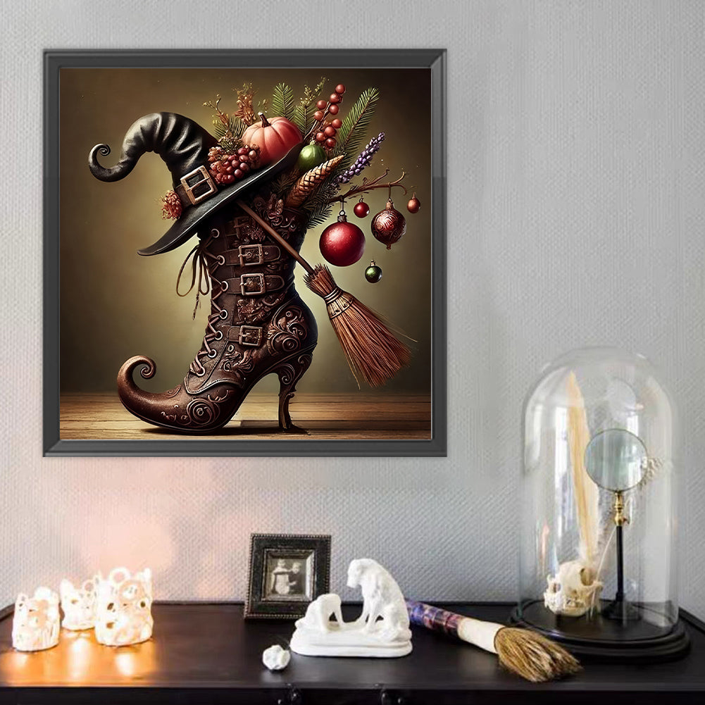 Halloween Boots - Full Round Drill Diamond Painting 40*40CM