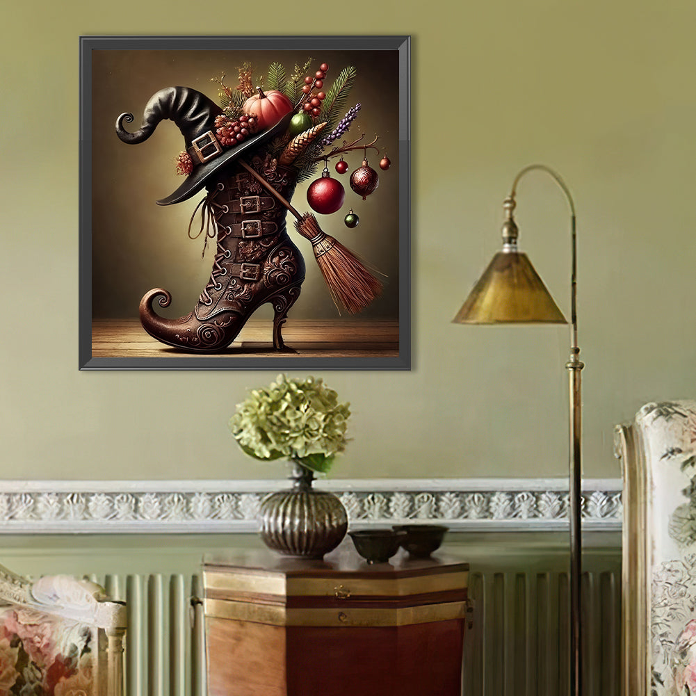 Halloween Boots - Full Round Drill Diamond Painting 40*40CM