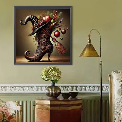 Halloween Boots - Full Round Drill Diamond Painting 40*40CM
