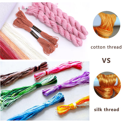 Peter Rabbit Apple - 11CT Stamped Cross Stitch 60*75CM (Mona Lisa Brand Silk)