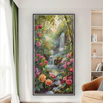 Waterfall - 14CT Stamped Cross Stitch 40*80CM
