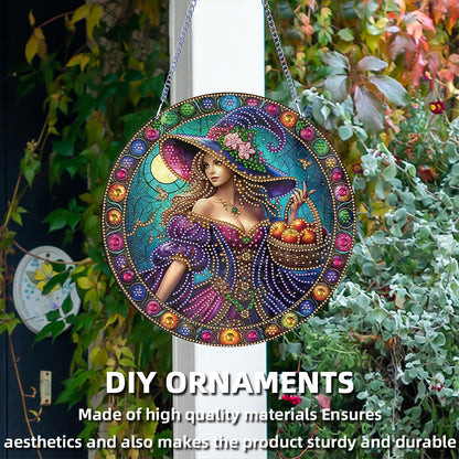 Halloween Theme 2D Flat DIY Hanging Diamond Art Kits Home Wall Decoration Crafts