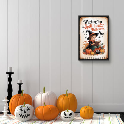 Halloween - Full Round Drill Diamond Painting 30*45CM