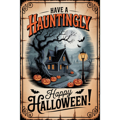 Happy Halloween - Full Round Drill Diamond Painting 30*45CM