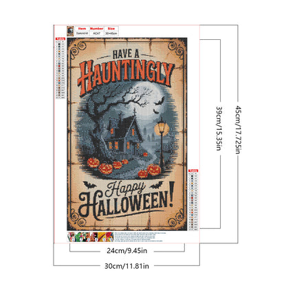 Happy Halloween - Full Round Drill Diamond Painting 30*45CM