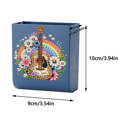 Guitar Rainbow DIY Diamond Painting Kit Wall-Mounted Phone Charging Station