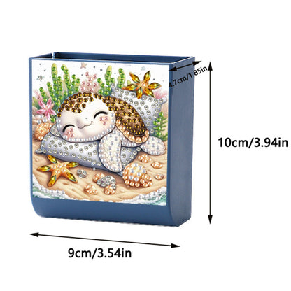 Turtle DIY Diamond Painting Kit Wall-Mounted Phone Charging Station Home Decor