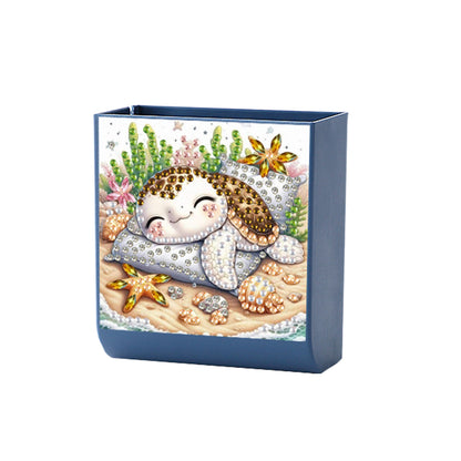Turtle DIY Diamond Painting Kit Wall-Mounted Phone Charging Station Home Decor