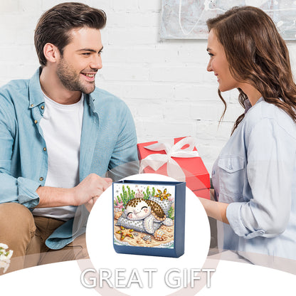 Turtle DIY Diamond Painting Kit Wall-Mounted Phone Charging Station Home Decor