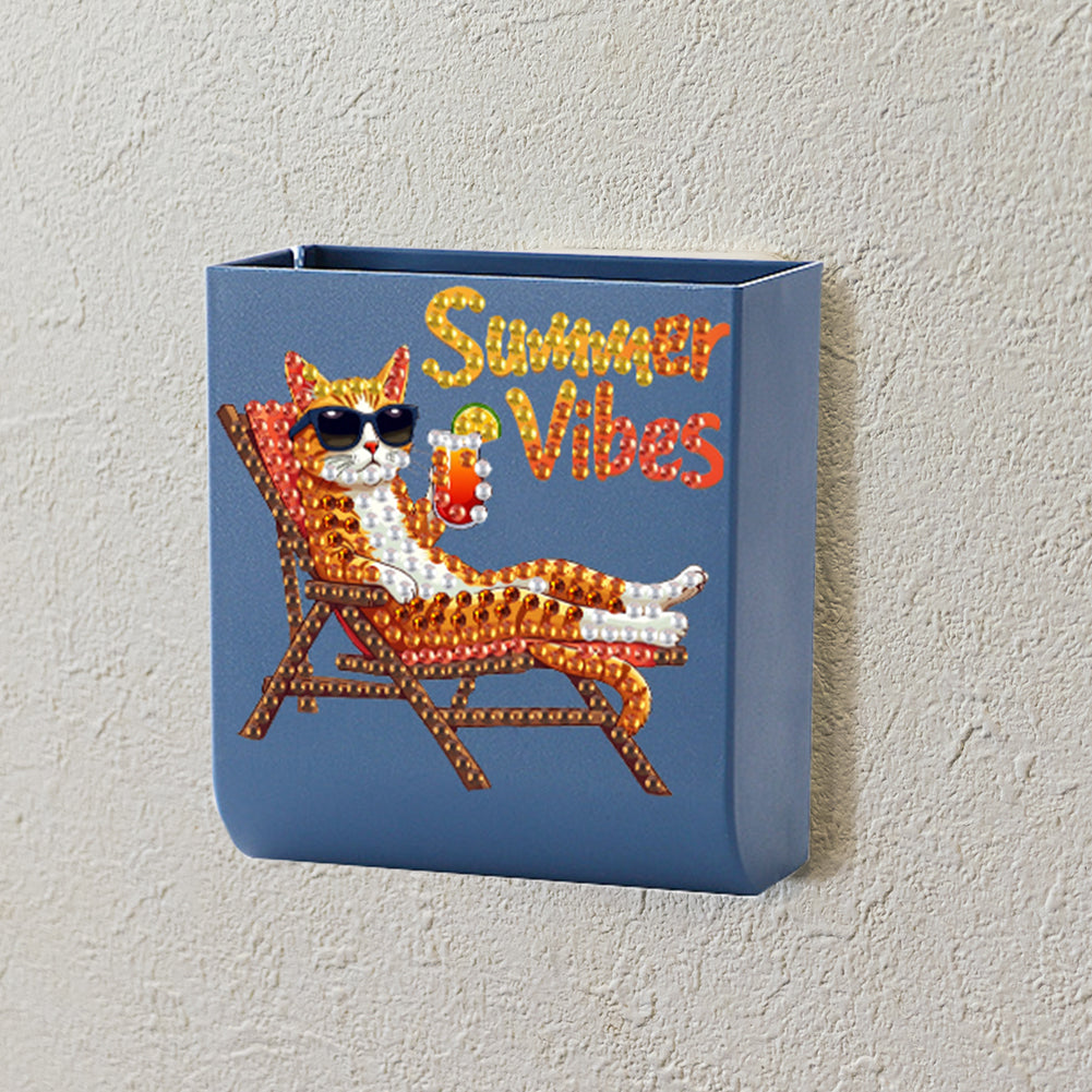 DIY Diamond Painting Kit Wall-Mounted Phone Charging Station for Home Decor