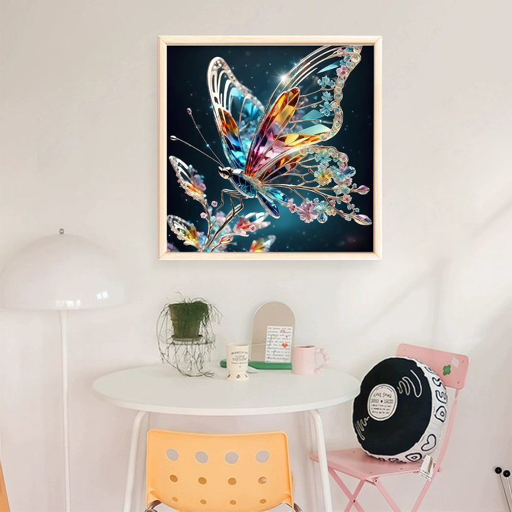 Butterfly - 11CT Stamped Cross Stitch 40*40CM