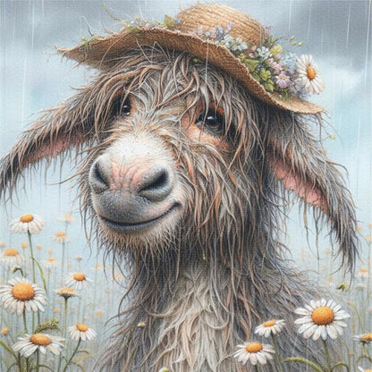 Donkey - 11CT Stamped Cross Stitch 40*40CM