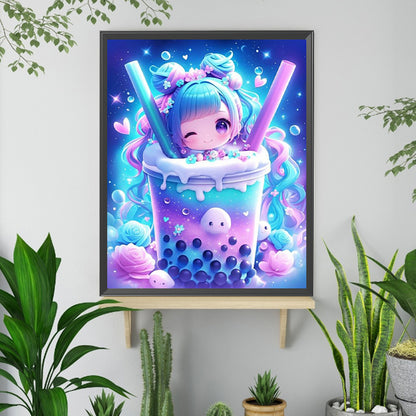 Milk Tea - Full Square Drill Diamond Painting 40*50CM