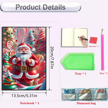 2pcs 50-Page A5 Size Diamond Painting Notebook for Adults Holiday Birthday Gift