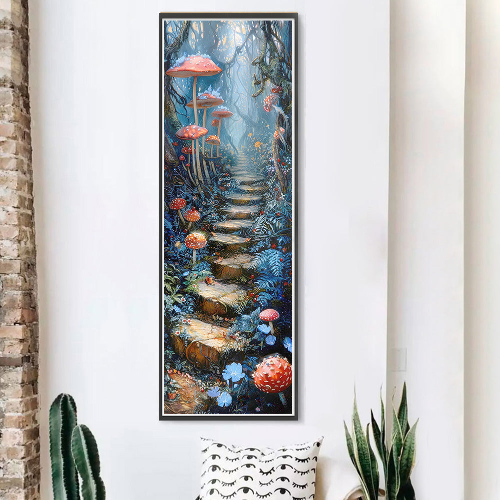 Road In A Fantasy Forest - 11CT Stamped Cross Stitch 30*90CM