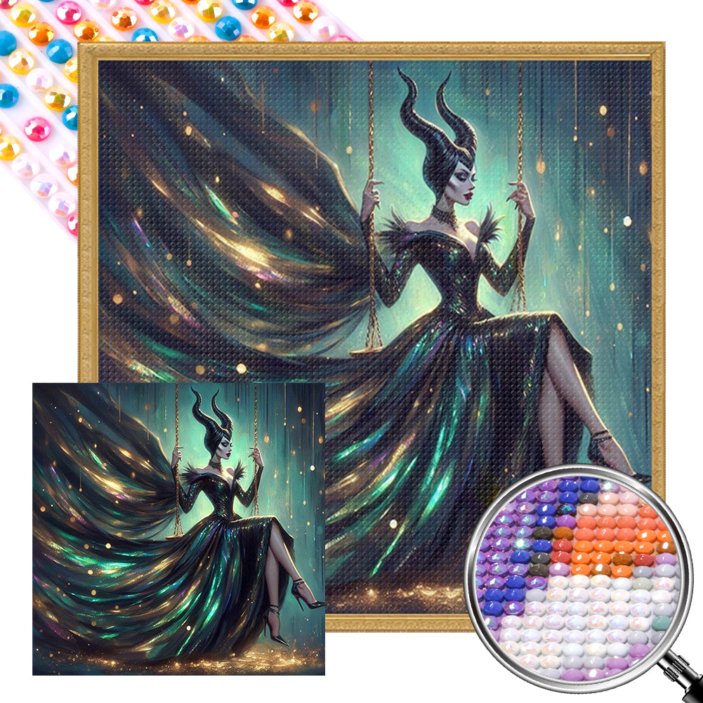 Maleficent - Full AB Round Drill Diamond Painting 40*40CM