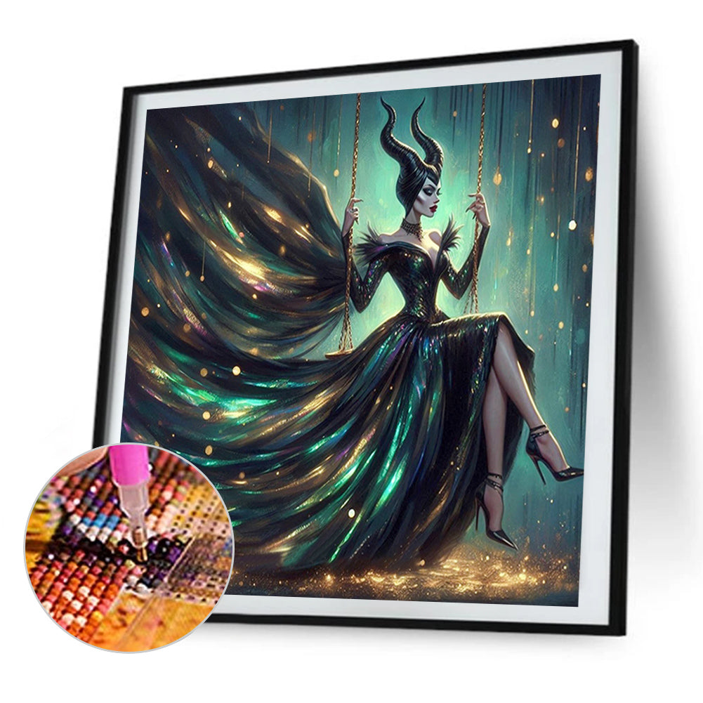 Maleficent - Full AB Round Drill Diamond Painting 40*40CM