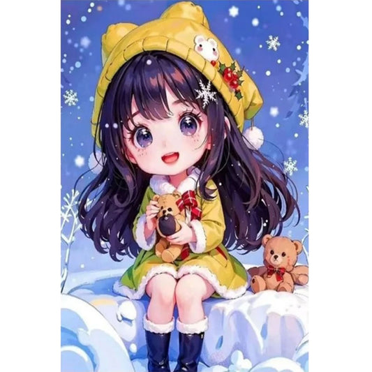 Girl - Full Square Drill Diamond Painting 40*60CM