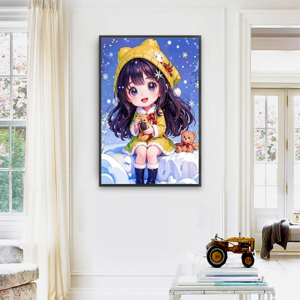 Girl - Full Square Drill Diamond Painting 40*60CM