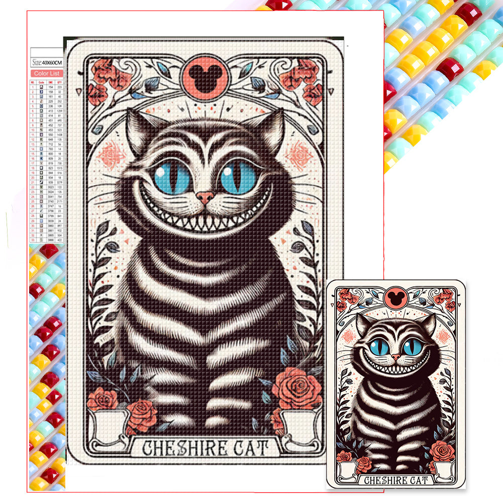 Cheshire Cat - Full Square Drill Diamond Painting 40*60CM